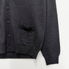 Maison Kitsune Double Bold Fox Head Patch Wool Regular Cardigan Anthracite 139719804 [P]