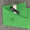 Stone Island Kids Logo Patch Wool Cashmere Scarf (Green) 7916N02Z3 V0050 123112291 [P]