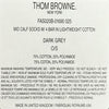 THOM BROWNE Drei Streifen 4-Bar Leichte Baumwolle Mid-Calf Socken Dunkelgrau (FAS020B 01690 025) 139893203 [P]