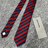 DIOR Logo Diagonal Streifen Seidenkrawatte Blau Rot (68C1047B6046 C583) 161232933 [P]