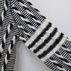 THOM BROWNE Donnigole Bicolor Kabel Cardigan mit schrägem Ärmel 4 Stripes MKC486A Y1506 415 123467293 [P]