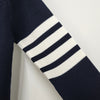 Thom Browne Milan Stitch Asymmetric Four-Bar Cardigan Navy (FKC207A 00014 415) 150277989 [P]