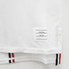 Thom Browne Classic Back Logo T-Shirt with Three Stripes for Women White 153570496 [P]