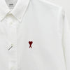 AMI Herzlogo Button-Down Baumwoll-Oxford-Hemd 26SS 152750361 [P]