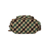 Miu Miu Plaid Wool Leather Flap Pocket Backpack Camel Green 161835408 [P]