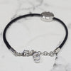 DIOR 25SS Graviertes Cannage-Armband Schwarz Silber (B2538HOMLE 004) 135875779 [P]