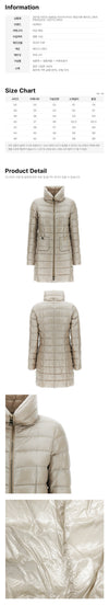 Herno 26FW High Neck Light Padding Jacket Beige Gray PI0002DIC 12017Z 9402 159308548 [P]