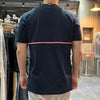 THOM BROWNE T-Shirt mit Streifen in Navy (415) 123479235 [P]