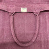 ISABEL MARANT YENKY Logo Stickerei Shopper Bag in Pflaume 123772107 [P]