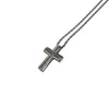 Damiani Metropolitan Cross Necklace Silver Diamond 160755443 [P]