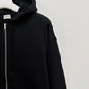 CELINE ルーズジップフードジャケット ブラックホワイト (2Y497670Q 38AW) 155385884 [P]