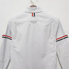 Thom Browne Women's Stripe Oxford Shirt in Medium Grey 150277999 [P]