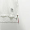 Thom Browne Diagonal Striped 4-Bar Short Sleeve T-Shirt White 155940768 [P]