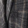 Miu Miu Double Breasted Plaid Wool Coat Ebony 44 161290184 [P]