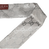 GUCCI 3G001 1900 Lamé GG Skinny Twilly Seidenschal 156017455 [P]