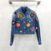 Louis Vuitton Limited Edition Multi-Patch Denim Jacket 38 3670 163158545 [P]