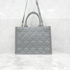 DIOR Leder Book Tote Tasche Mittel Stein Grau M1324OWHP 9035 16750060 [P]