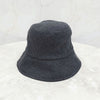 CHANEL グレー カシミア バケットハット S 3107 163158447 [P]