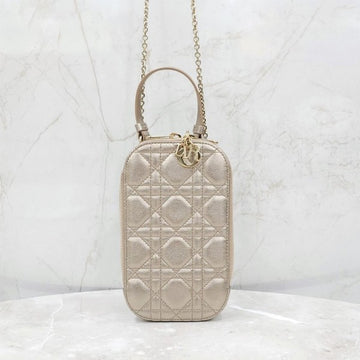 Dior Gold Lady Phone Holder Chain Bag 7619 163156610 [P]