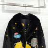 DIOR マルチカラーアトリエランドスケープミンクレザージャケット 38 10643 163158489 [P]