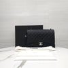 CHANEL Klassische Flap Bag Maxi Lammleder Schwarz mit Silber-A58601 10118 14376699 [P]