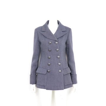 CHANEL Wool Blend Double Short Coat Women Jacket 19 Season P59353 152898612 [P]