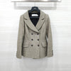 DIOR Graue goldene Doppeljacke 36 9388 163158503 [P]