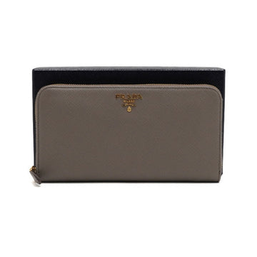 Prada 1ML506 ARGILLA Saffiano Zip Long Wallet AA66606 159067823 [P]