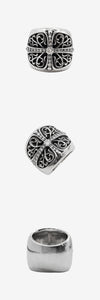 CHROME HEARTS Ovaler Kreuz Pavé Ring Silber 19 162847034 [P]