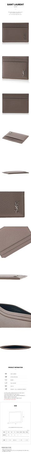 SAINT LAURENT Männlicher Kassandra Kartenhalter 607603 DTI0E 2826 69032382 [P]