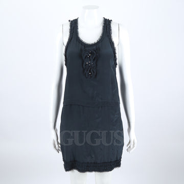 MAJE Sleeveless Silk Dress 124661 [P]