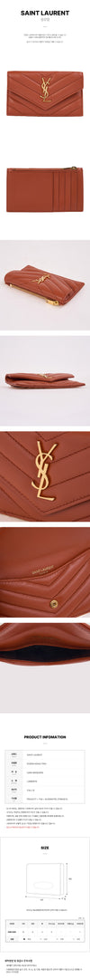 Saint Laurent Cassandra Flap Card Wallet 152233279 [P]