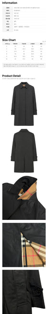 Burberry Long Trench Coat Black 159638655 [P]