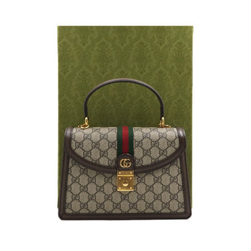Gucci Ophidia GG Supreme Small Top Handle Bag Tote AA53017 152315906 [P]