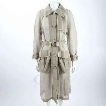 FENDI Durchsichtiger Trenchcoat 124611