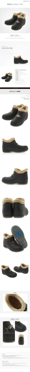 Gucci Men's Horsebit Rubber Ankle Boots 58127946 [P]