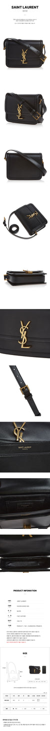 SAINT LAURENT Monogram Solferino Kleine Schultertasche 634306 0SX0W 1000 76416205 [P]