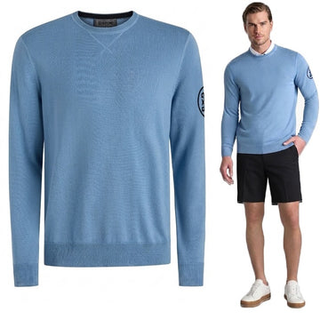 GFORE Merino Wool Crew Neck Sweater GMS000057 BAJA 158680565 [P]
