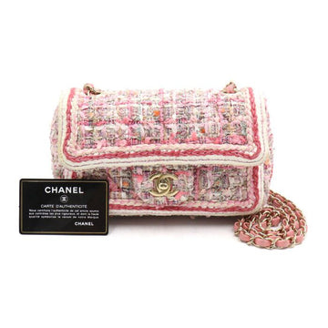 CHANEL トゥイード ニューミニ クラシック ゴールドチェーン ショルダーバッグ 兼 クロスバッグ A69900B00364 152892434
