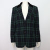 Miu Miu Single Breasted Checked Jacket 1795 152898593 [P]