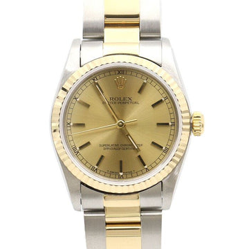 ROLEX 67513 18Kゴールドコンビ オイスターパーペチュアル シャンパン 31mm レディース腕時計 aa49711 152888507