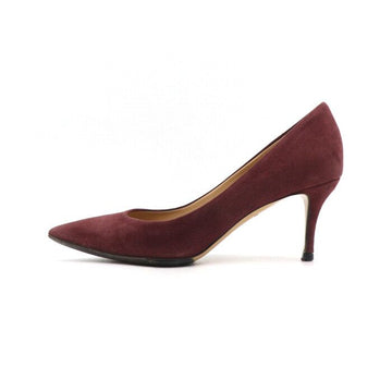 Salvatore Ferragamo Purple Suede Pumps Women Shoes 10287 152897640