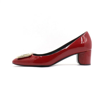 ROGER VIVIER Rote Trompetenmetall-Schnalle Pumps Damen Schuhe aa50077 152897668