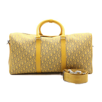 DIOR イエロー オブリーク ジャカード リンゴ50 ダッフル バッグ 152889461