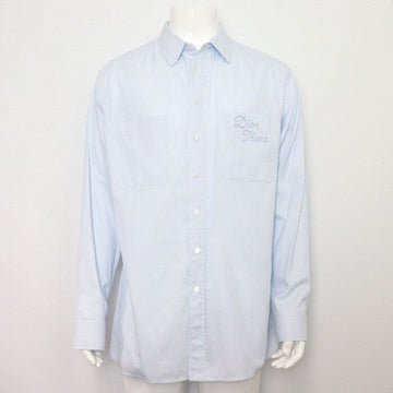 Dior Blue Stripe Cotton Shirt for Men 393C517A5819 152898919