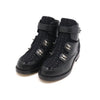 CHANEL Dame Ankle Boots aus schwarzem Tweed mit CC-Drehverschluss 152897633 [P]
