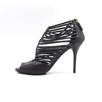 GUCCI Schwarze Leder Sandalen mit Riemen Open Toe Damen Schuhe aa50250 152897896