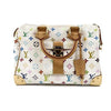 Louis Vuitton White Multi Speedy 41625023 133486501 [P]