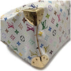 Louis Vuitton White Multi Speedy 41625023 133486501 [P]