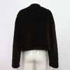 Celine Brown Triomphe Logo Quilted Women's Jacket 2Y569811P 152898652 [P]